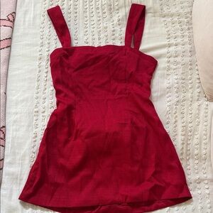 PrettyLittleThing Red Mini Dress